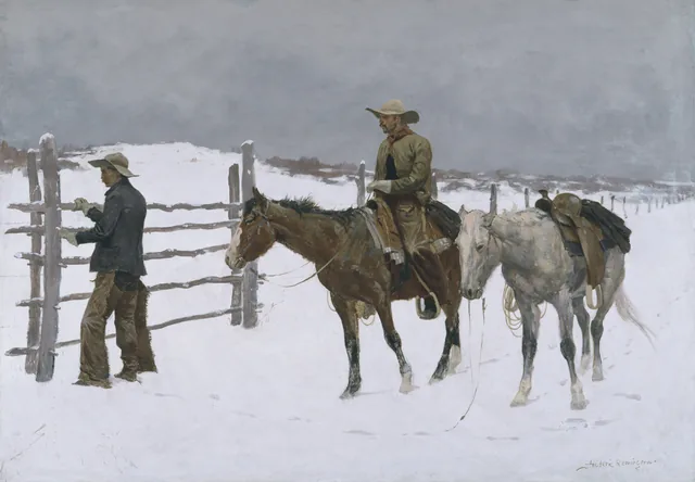 The Fall of the Cowboy, Frederic Remington