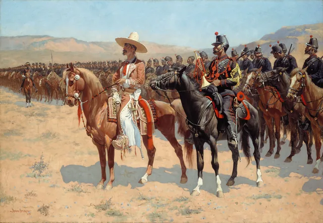 The Mexican Major, Frederic Remington