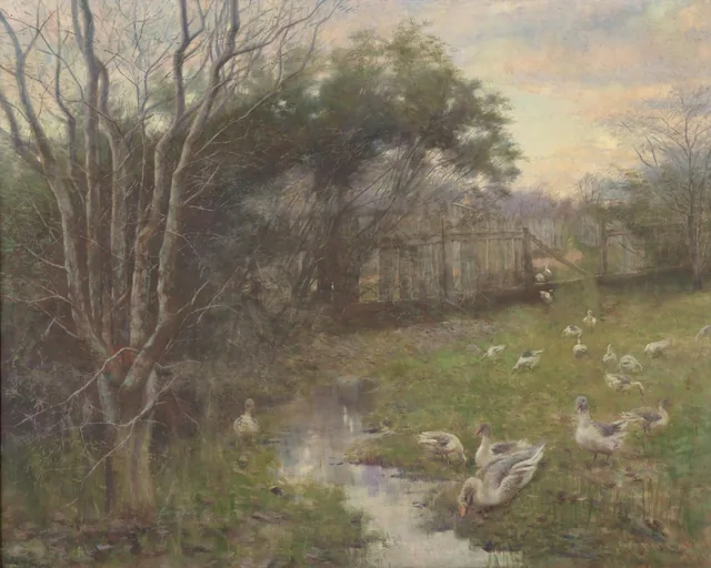 Um entardecer de inverno, Frederick McCubbin