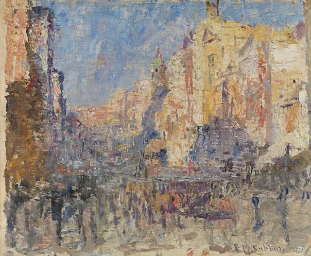 Collins Street, Frederick McCubbin