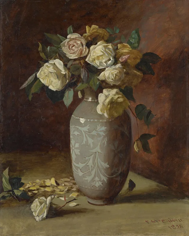 Natureza-morta com rosas, Frederick McCubbin