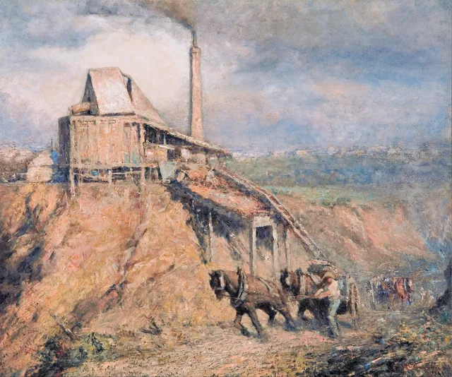 O Velho britador (A Pedreira), Frederick McCubbin