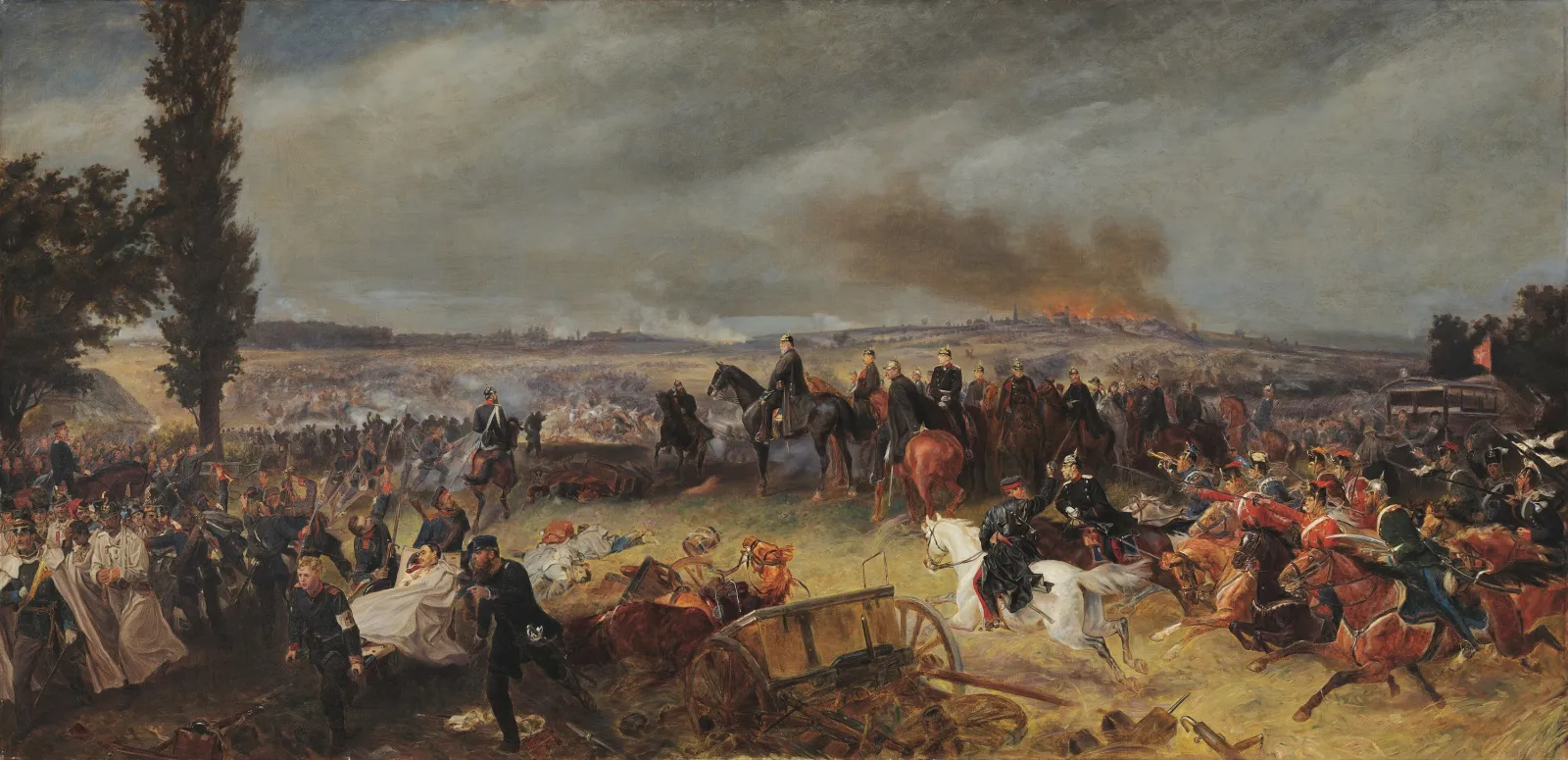 La Bataille de Sadowa (Königgrätz), 3 juillet 1866, Georg Bleibtreu
