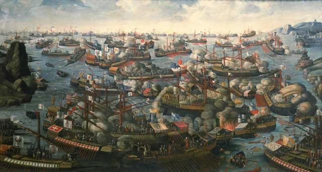 The Battle of Lepanto, 7 October 1571