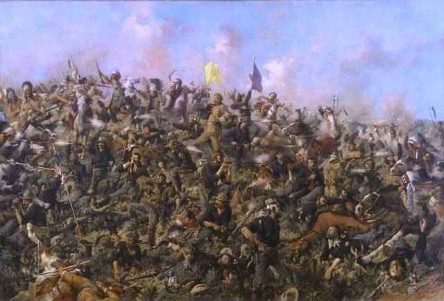 La última batalla de Custer, Edgar Samuel Paxson