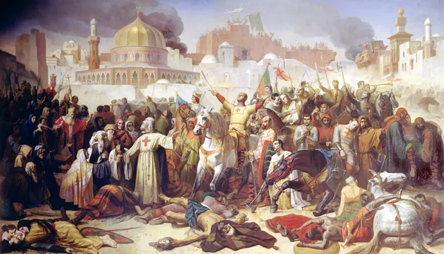 Toma de Jerusalén por los cruzados, 15 de julio de 1099, Émile Signol