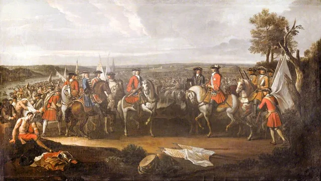 El duque de Marlborough en Blenheim: la rendición del mariscal Tallard (atribuido a Louis Laguerre), Louis Laguerre