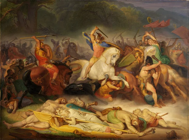 The Battle of Arminius in the Teutoburg Forest