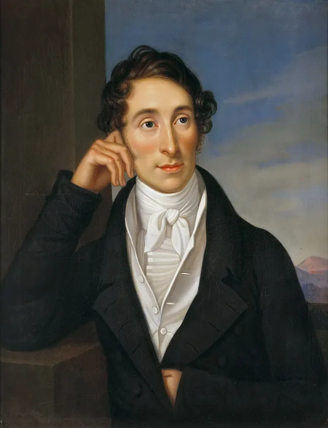 Portrait du compositeur Carl Maria von Weber, Caroline Bardua