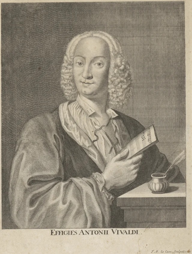 Portrait of the Italian composer Antonio Vivaldi
