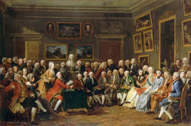 Reading of Voltaire's Tragedy The Orphan of China in the Salon of Madame Geoffrin