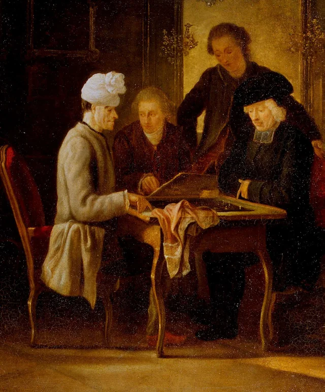 Voltaire at the Chess Table