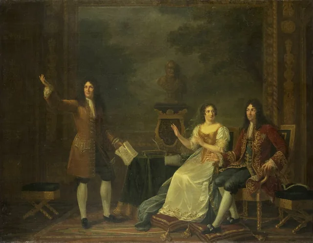 Racine Reading Athalie before Louis XIV and Madame de Maintenon
