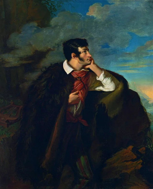 Portrait of Adam Mickiewicz on the Rock of Judah, Walenty Wańkowicz