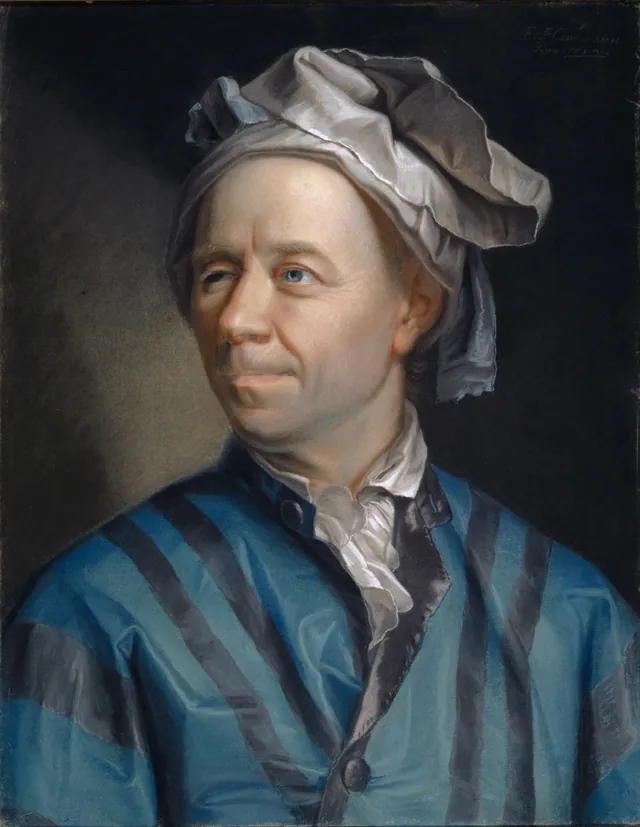 Portrait of Leonhard Euler, Emanuel Handmann