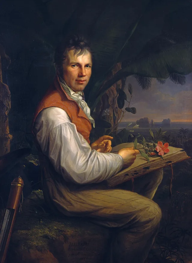 Portrait of Alexander von Humboldt, Friedrich Georg Weitsch