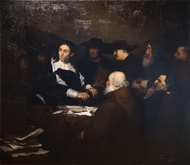 Blaise Pascal among his Opponents, Louis Jean Charbonnel