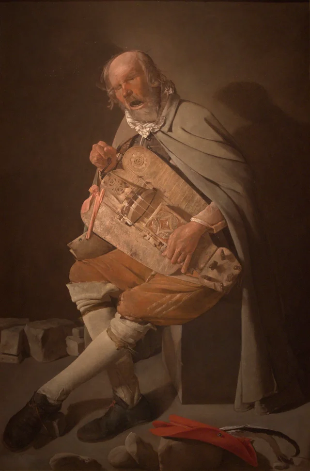 The Hurdy-Gurdy Player, Georges de La Tour