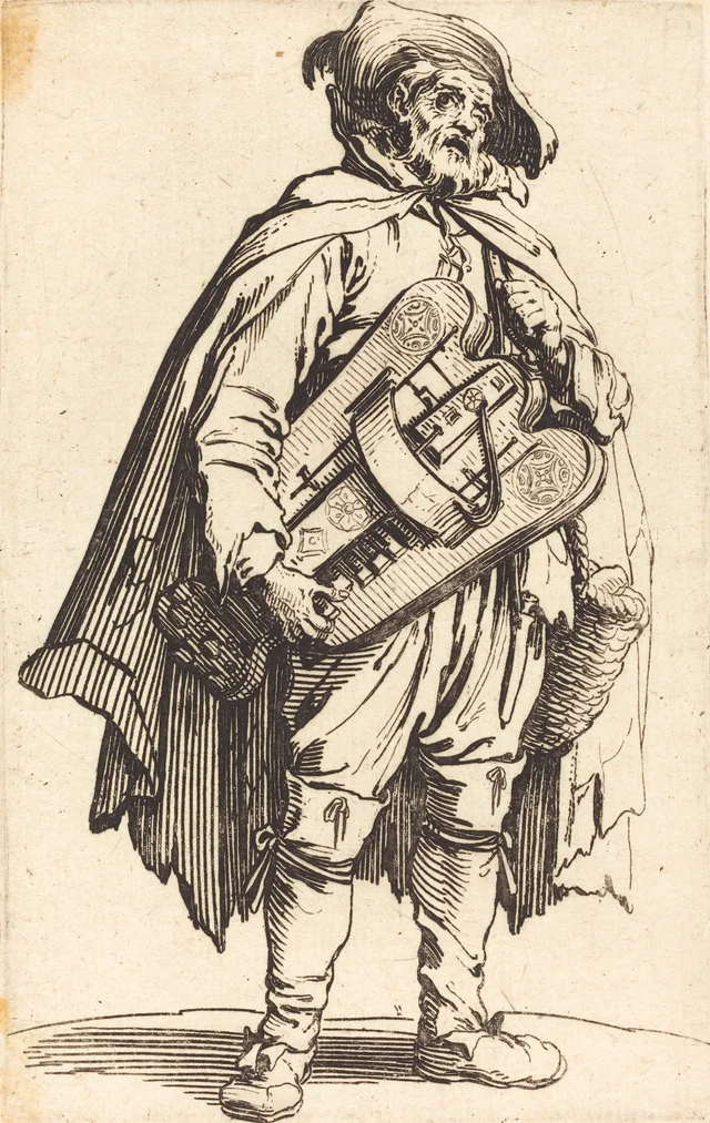 The Hurdy-Gurdy Player, from the series The Beggars (Les Gueux)