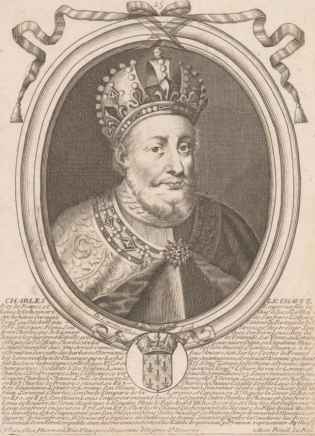Portrait de Charles II le Chauve