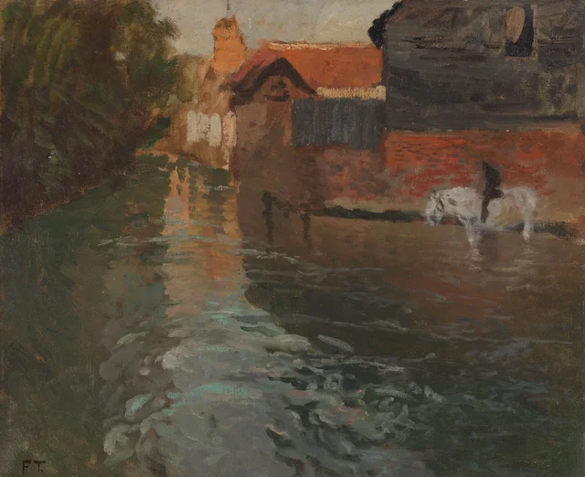 Rio no norte da França, Frits Thaulow