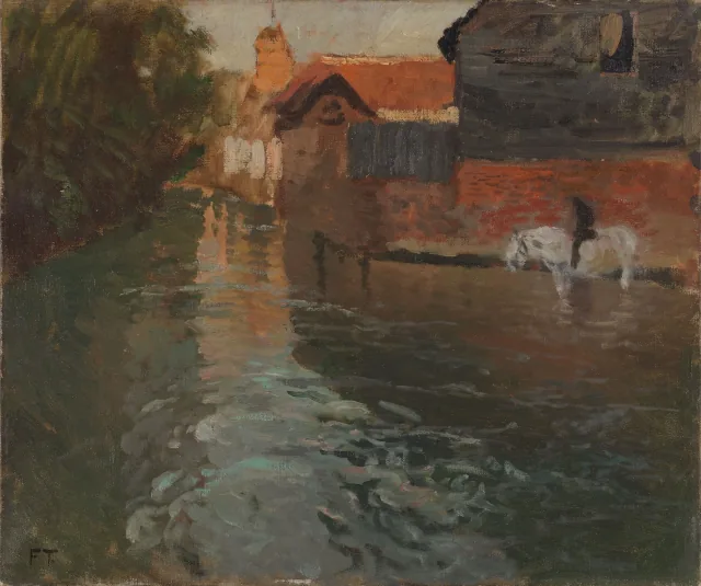 Rivière dans le nord de la France