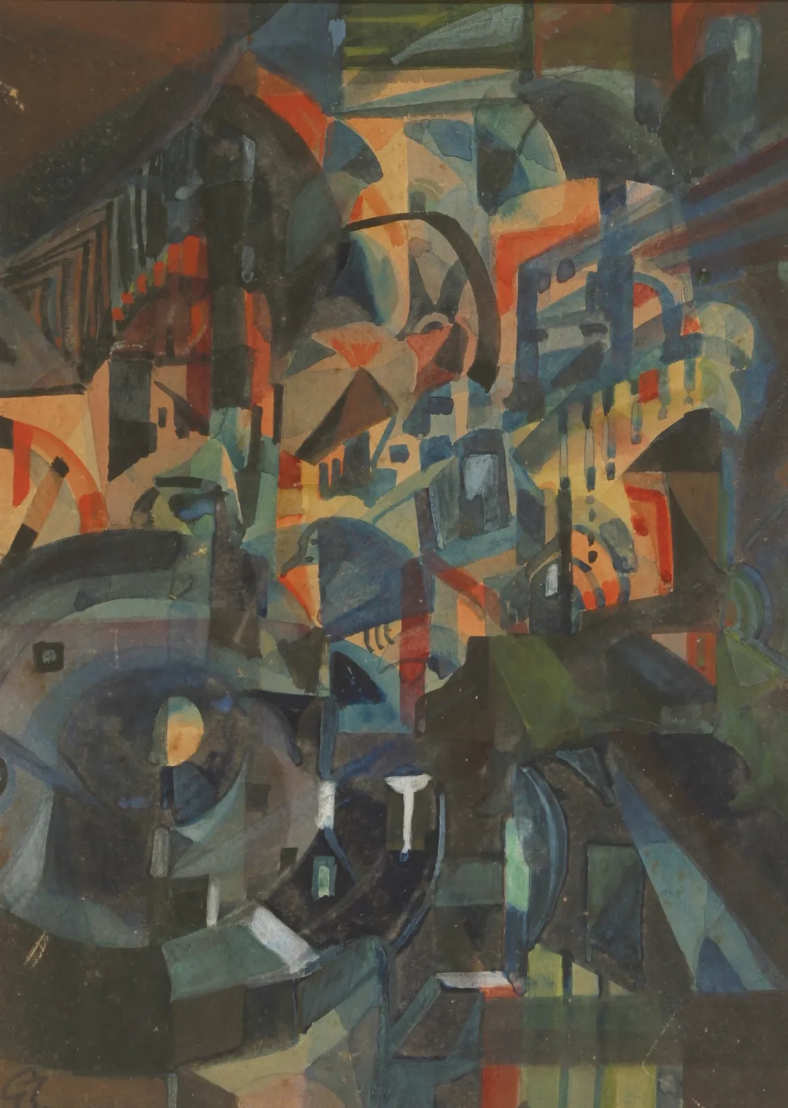City in the Night, Gaganendranath Tagore