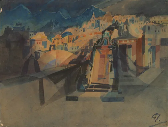 Dwarkapuri — Gaganendranath Tagore