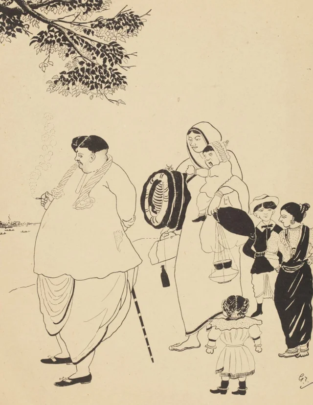 O embaraço de uma esposa, Gaganendranath Tagore