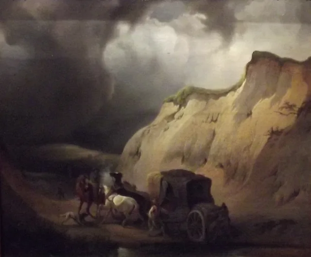 Attack on the Stagecoach, Genaro Pérez Villaamil