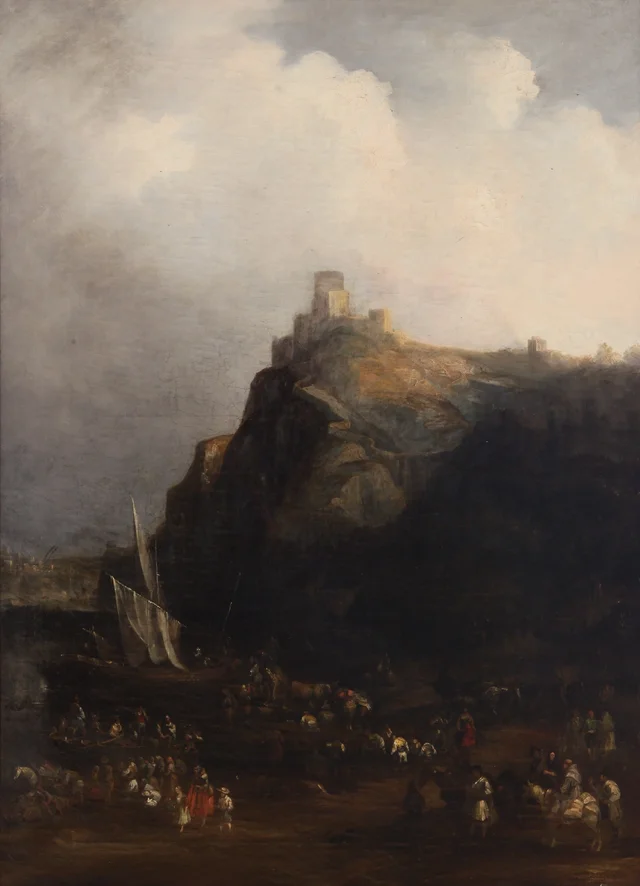 The Castle of Gaucín, Genaro Pérez Villaamil