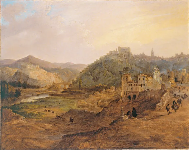 General View of Toledo from the Cross of the Canons, Genaro Pérez Villaamil
