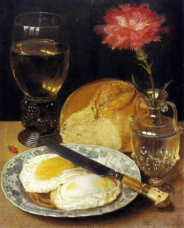 Nature morte aux œufs au plat, Georg Flegel