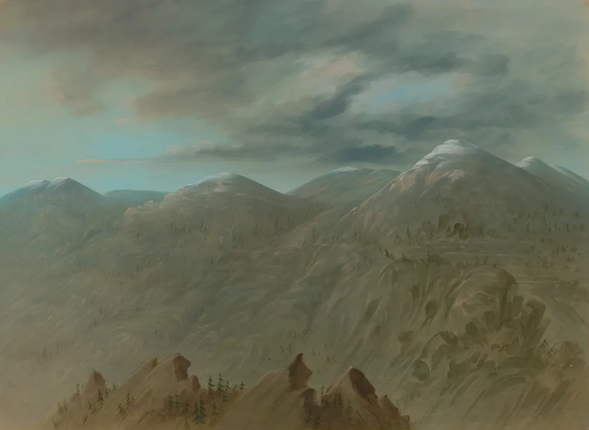 Montagnes de la rivière Salmon, George Catlin