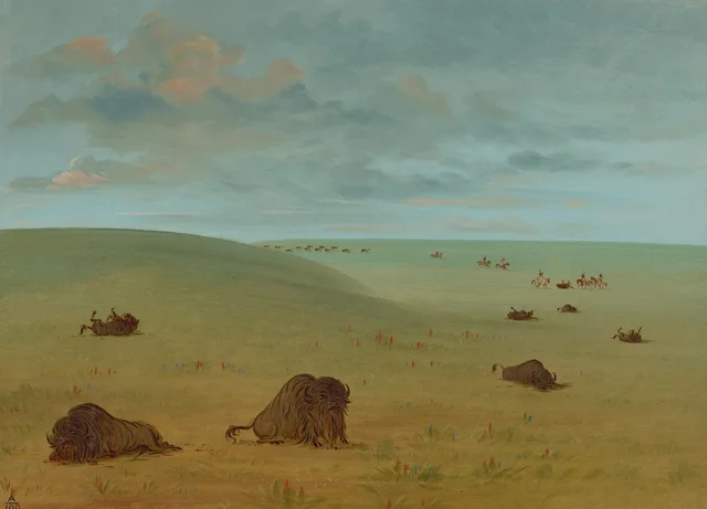 After the Buffalo Chase - Sioux