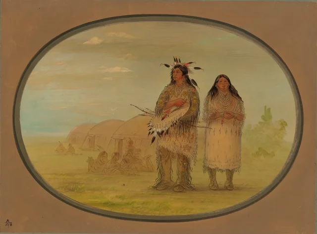 Riccarree Chief and His Wife