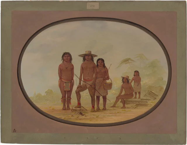 Cinco índios maias