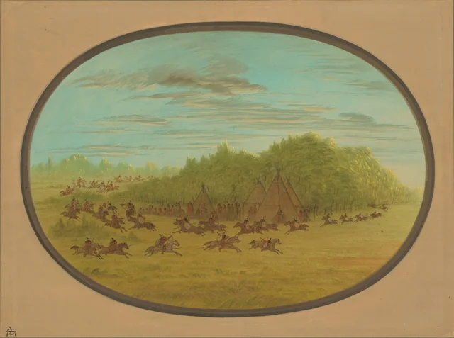 Sham Fight of the Camanchees