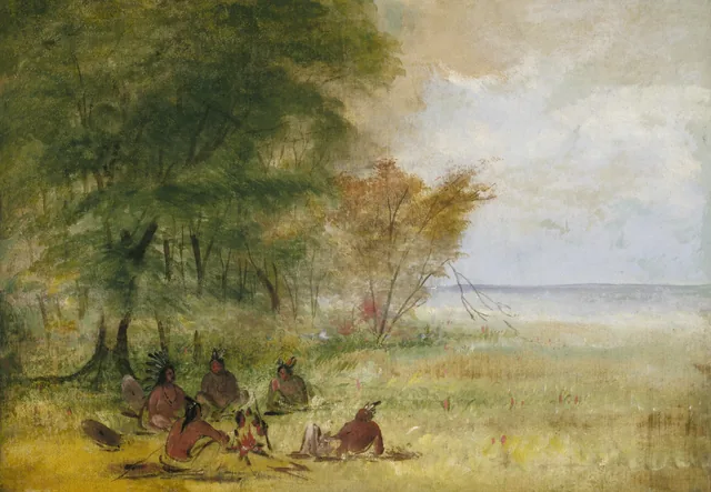 Sioux Indian Council, Chiefs in Profound Deliberation
