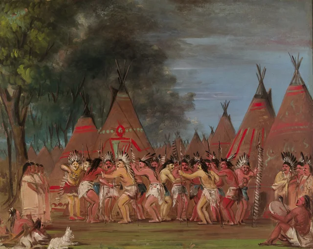 Dança dos chefes, foz do rio Teton