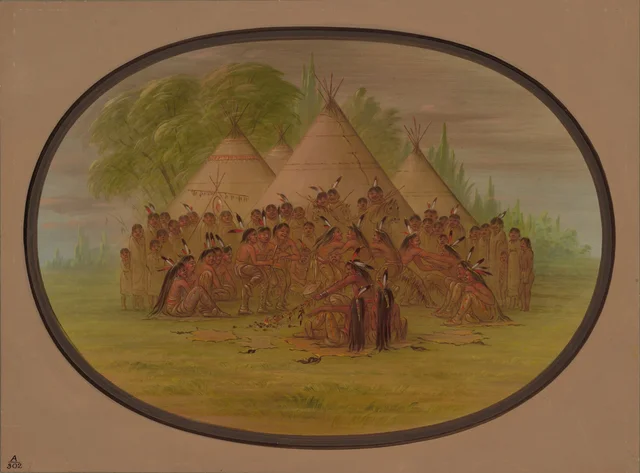 Dança do calumet - assiniboines