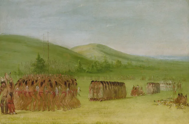 Dança do jogo de bola, choctaws