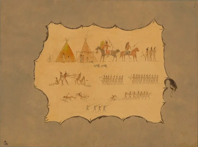 Facsimile of a Cheyenne Robe