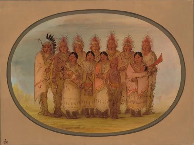 Iowa Indians Who Visited London and Paris