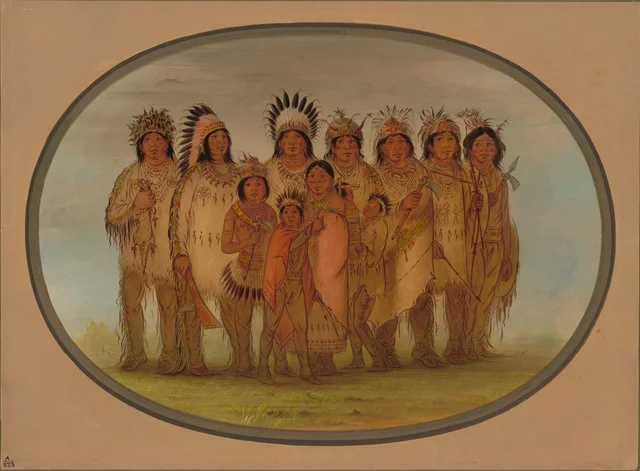 Ojibbeway Indians in Paris