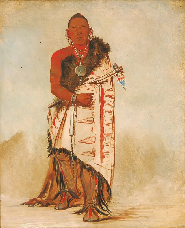 Ki-hó-go-waw-shú-shee, Brave Chief, Chief of the Tribe