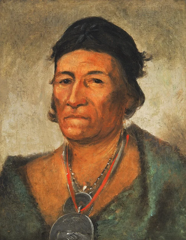 Ko-mán-i-kin, Big Wave, an Old and Distinguished Chief