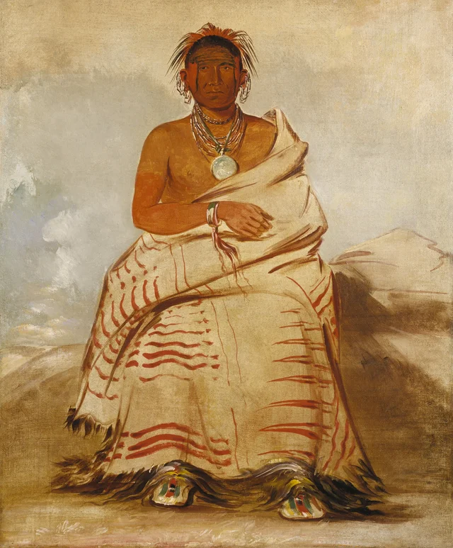 L'har-e-tar-rúshe, Ill-natured Man, a Skidi (Wolf) Pawnee