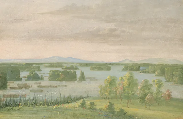Lago do Cisne (Swan Lake), perto do Coteau des Prairies