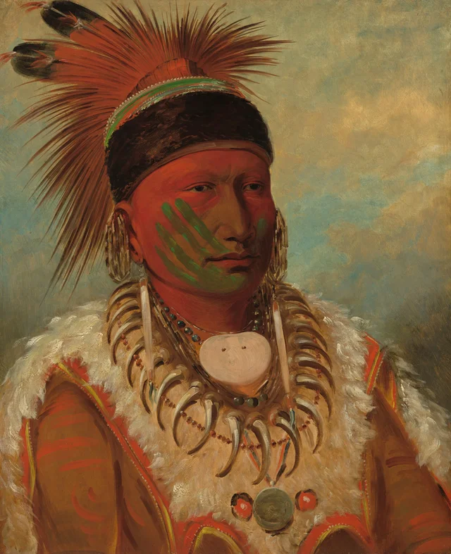 The White Cloud, Head Chief of the Iowas, George Catlin